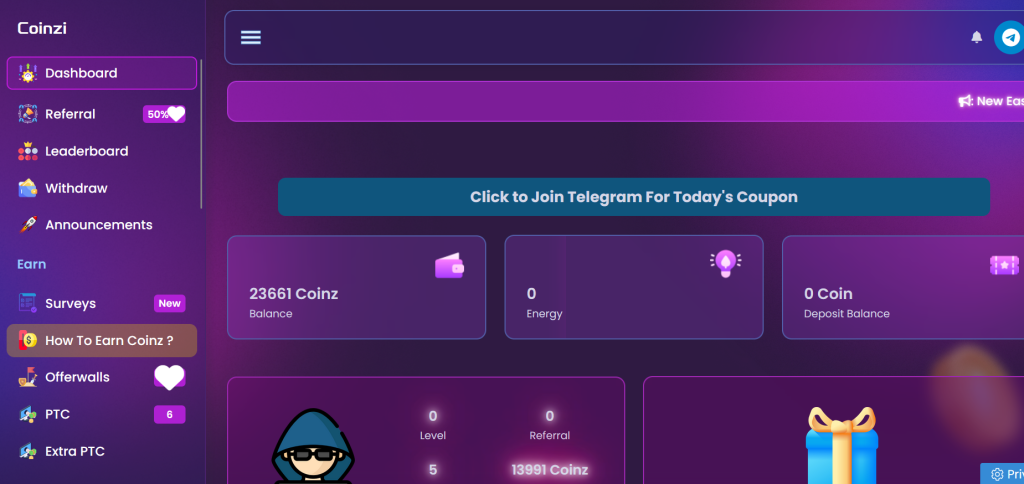 User Dashboard