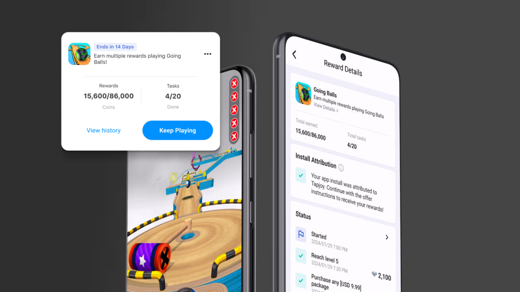 Complete offerwall tasks for higher bonuses