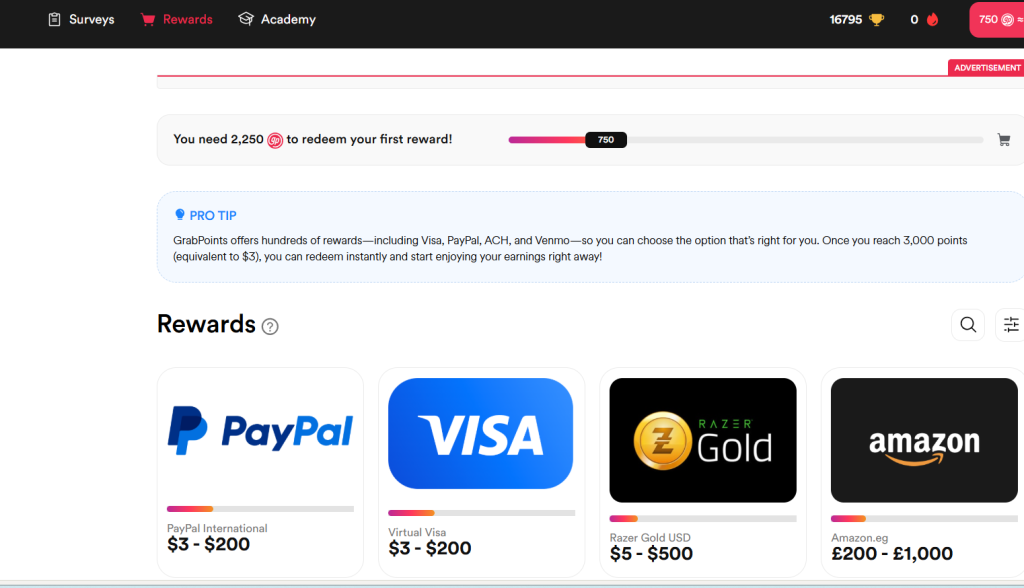 Redeem Rewards