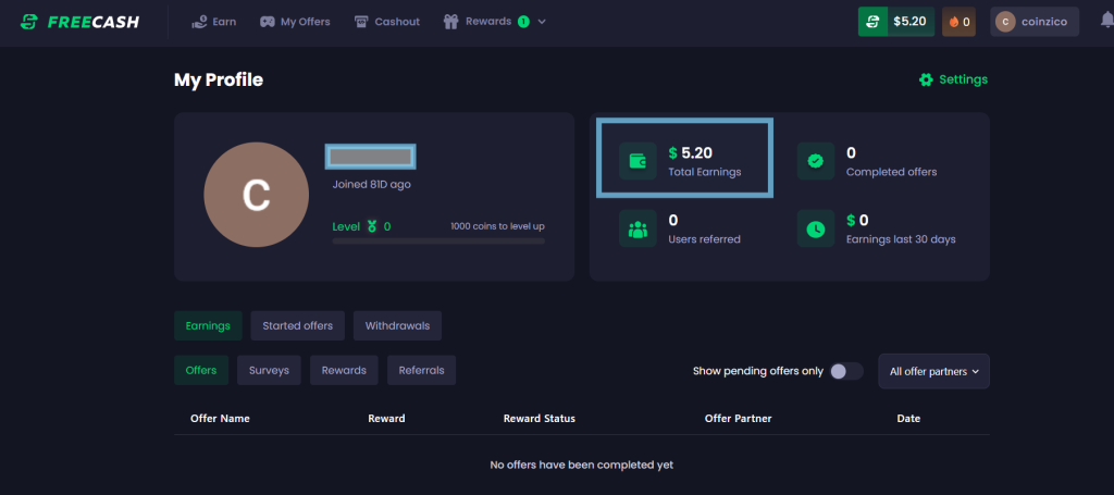 How to Get Started on FreeCash